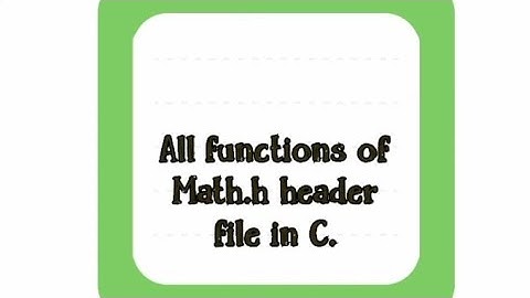 All function of Math.h header file in C. #codingby_techno_turtle #coding #cprogramming #shortsfeed
