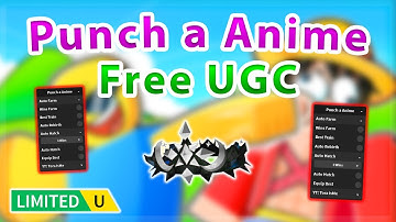 [LIMITED UGC] Punch a Anime | Auto Wins / Train / Rebirth Script