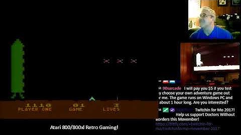 Space Invaders Atari 400/800/800xl - 3574 Points - Twingalaxies World Record