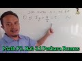 Math F2. Bab 3.1 Mencari Perkara Rumus