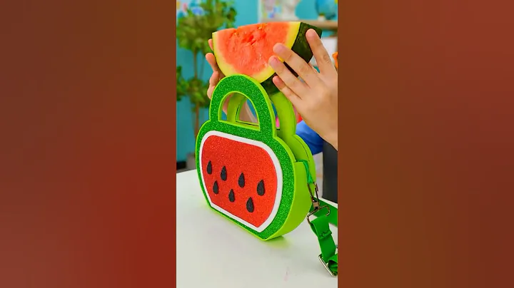 🍉LOVE WATERMELONS? Make this COOL BAG! 🎒 #shorts #diy