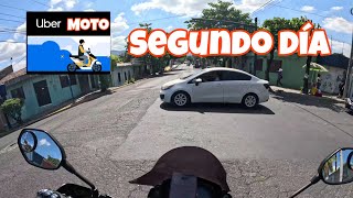 Uber Moto El Salvador  Segundo día de muchas propinas