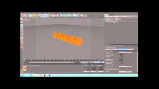 Урок работы в Cinema 4D #1 Простое но красивое интро