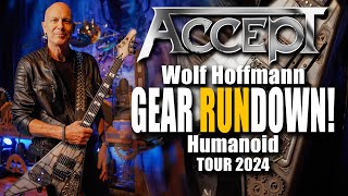 Gear Rundown W. Wolf Hoffmann From Accept Humanoid Tour 2024
