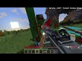 I used TaCZ bullets to fight mutant zombies (Minecraft)