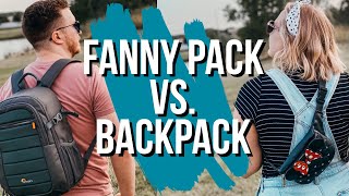 Fanny Packs vs Backpacks For Disney World | What is the Best Theme Park Bag?
