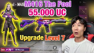 Spending 55.000 UC for The Fool Set | Upgrade M416 THE FOOL Level 7 | PUBG MOBILE TACAZ