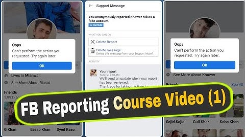 How To Report Facebook Fake Account | fb report kaise kren | 1st Video of Facebook Reporting Course