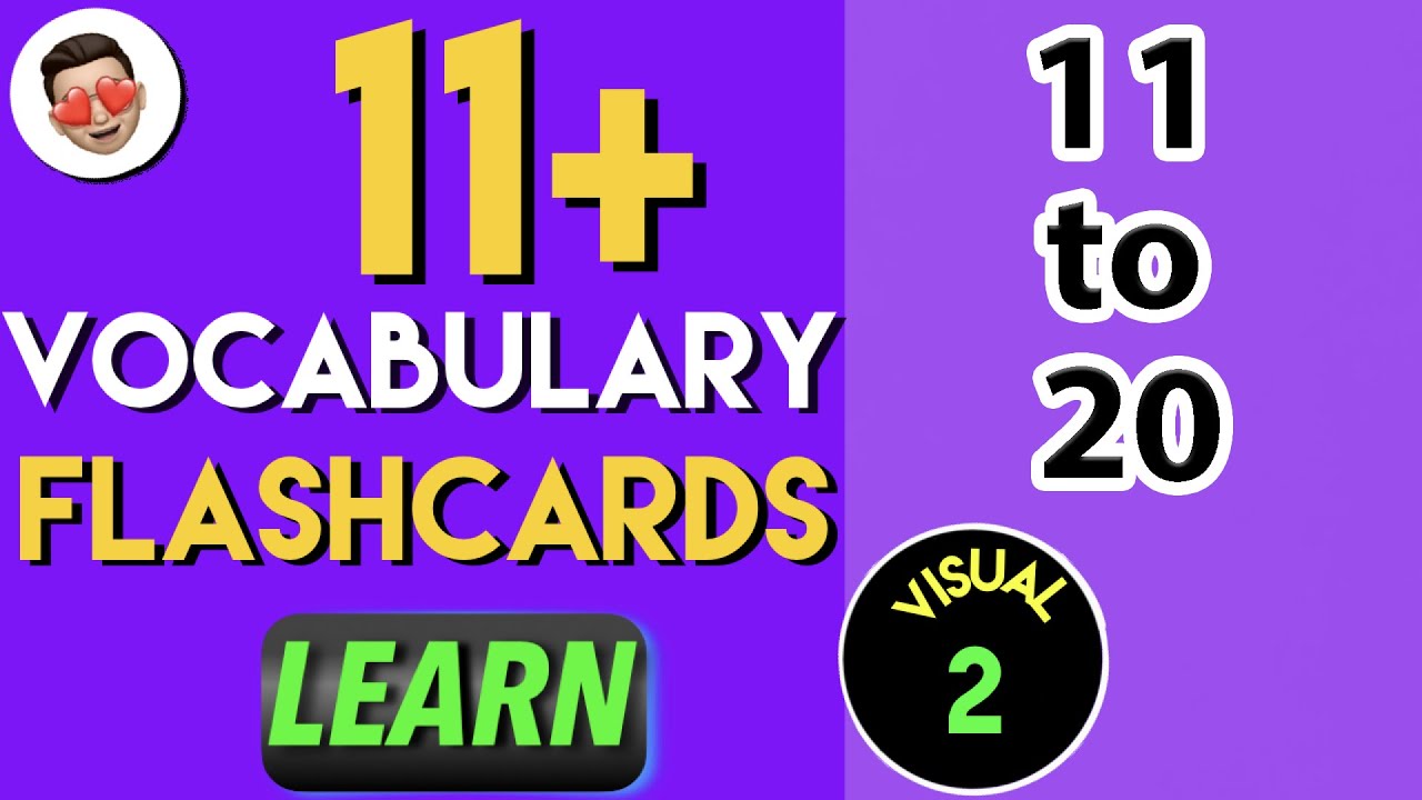 (#2) 11 Plus Vocabulary Flashcards | 11 plus Vocabulary List | 11 plus ...