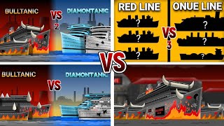 BULLTANIC VS DIAMONTANIC⚓️🚢 FULL ANIMATION (FlipaClip)