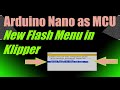 Arudino Nano/Uno als Secondary MCU neues Flash Menü