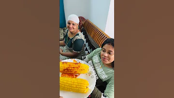 Corn recipe ☺️ #shorts #trendingonshorts #family #eating