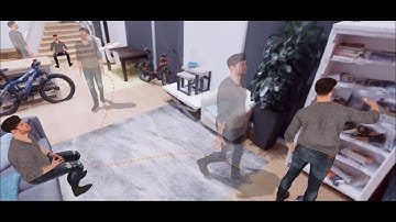 Generating Continual Human Motion in Diverse 3D Scenes, 3DV 2023