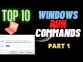 Top 10 Windows Run Command that you must know | Part 1
