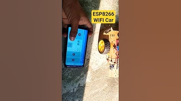 esp8266 12e Wi-Fi control robot car #arduino #esp32 ESP #Wi-Fi #robot #reels #shorts #viral #trend