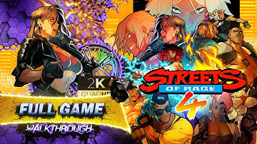 Streets of Rage 4 Blaze Full Game | 1440p
