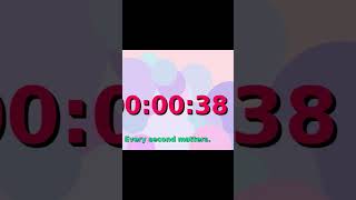 BeastCraft Timers: Motivational, silent study timer 01m00s modern #Timer #countdown