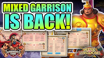 Return Of The Mixed Garrison: Hector Performs With Mixed (& Monotroop) - Rise of Kingdoms