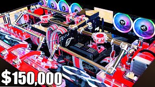 We Built OVER $150,000 of INSANE Custom PCs in One Year