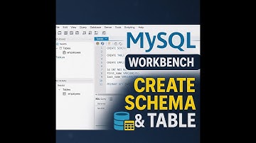 🚀 Learn How to Create Schema and Table in MySQL Workbench | Beginner-Friendly Tutorial 💡