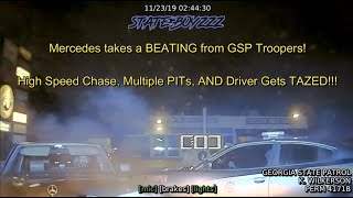 Mercedes Takes a BEATING Fleeing From GSP Through Atlanta | Driver Refuses to Exit and Gets TAZED!
