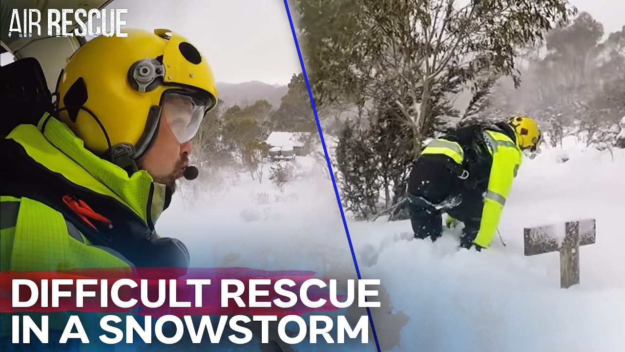 Dangerous Operation in Storm and Snow ️ | Air Rescue - YouTube