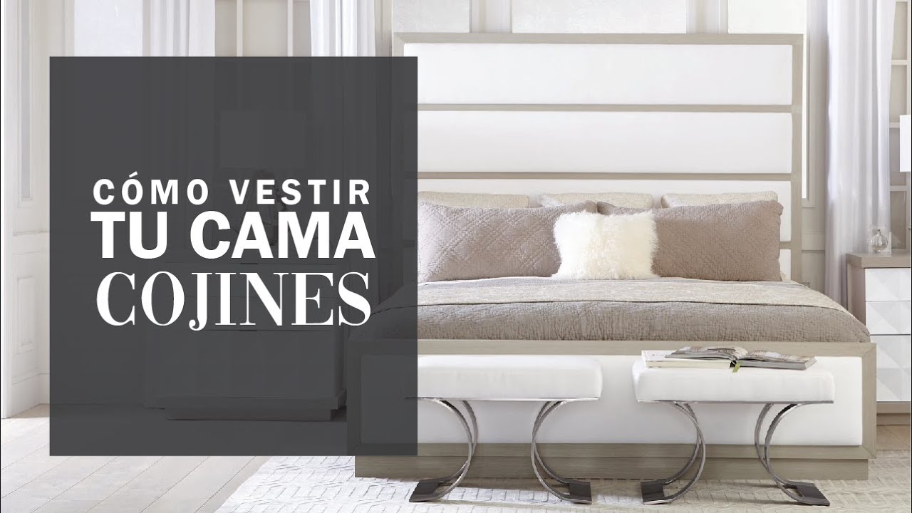 Cómo decorar una cama: cojines y mantas