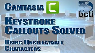 Camtasia Keystroke Callouts: Use ANY Key, Symbol, Emoji & Repeated Keys