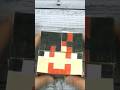 からぴち カラフルピーチ【マイクラ折り紙】#shorts #からぴち #マイクラ