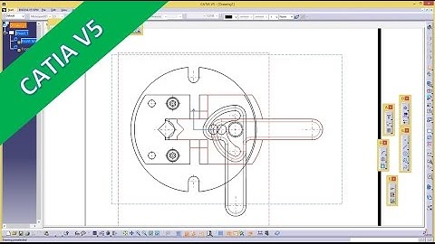 Enhanced Scenes Catia v5 Training - Superpose Views - Overload Properties