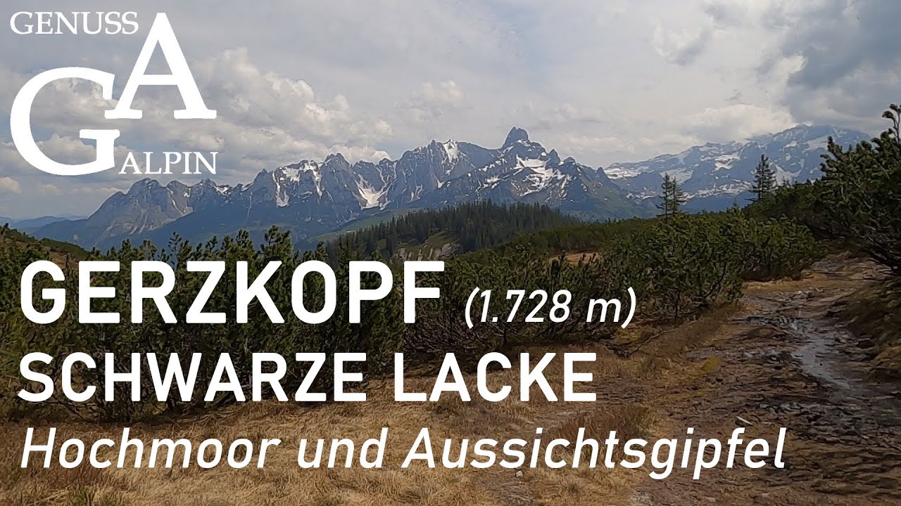 Gerzkopf (1.728 m) und Schwarze Lacke - Hochmoor und Aussichtsgipfel