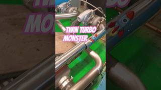 FINAL Exhaust Test on the Twin Turbo Lambo BEFORE Boost Pipes! 🔥💨 #Shorts