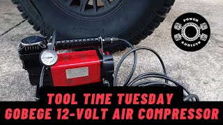Gobege 12-volt Compressor on Tool Time Tuesday #poweraddictscrew