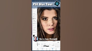 How to the Blur Tool in Photoshop Elements