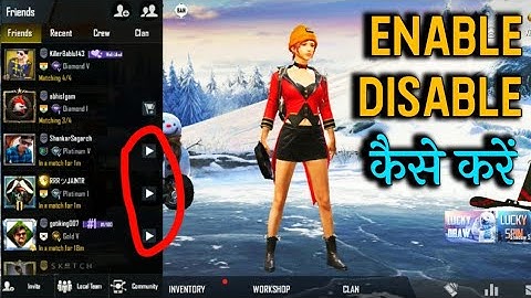 How To Enable/Disable Spectator Option Pubg Mobile | Pubg Mobile Allow Spectator Disable