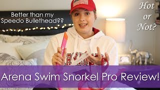 Arena Swim Snorkel Pro Review! Hot or Not??! screenshot 1