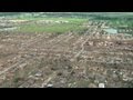 Aerial View Of EF5 Tornado's Path - Moore, OK 2013