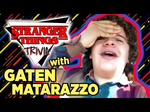 Stranger Things Trivia With the Gaten Matarazzo