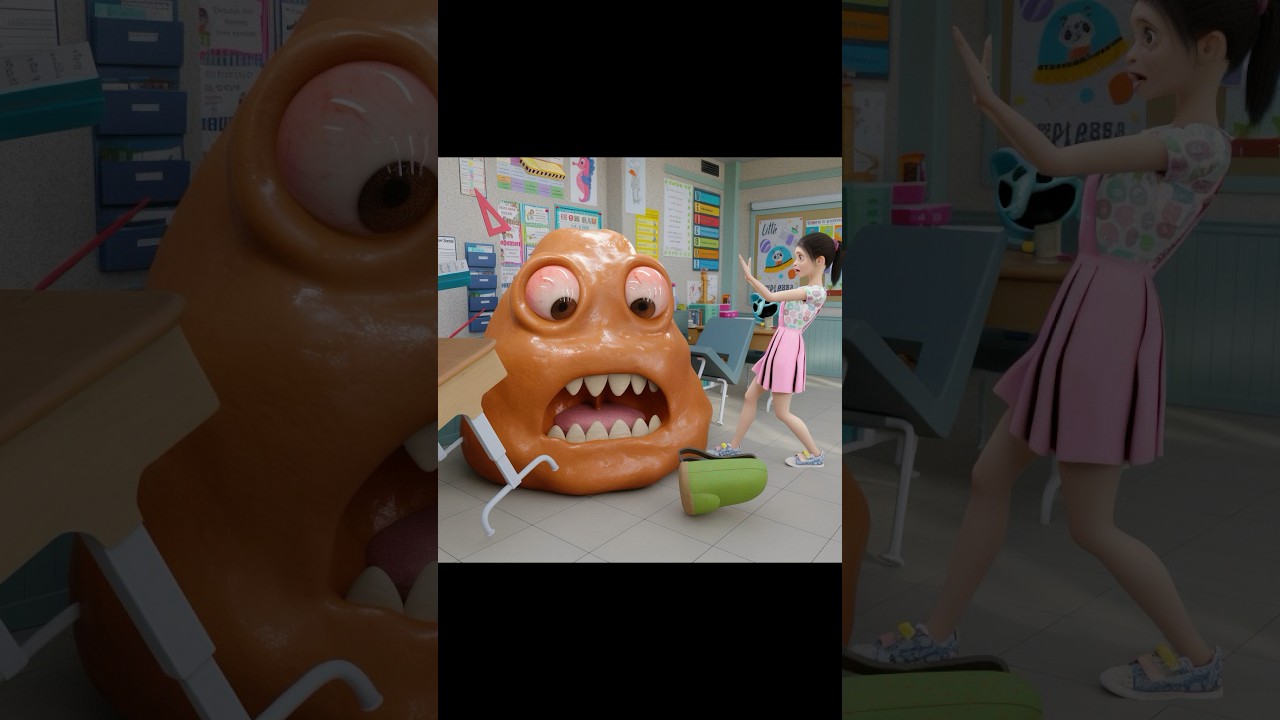 Scarlet gave Pou a growth potion! 