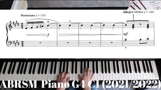 ABRSM 2021-2022 piano Grade 4 C1: Teasing Song