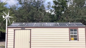 Off-Grid w/Mr. David (Our hybrid Solar/Wind power system)