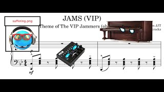 Kaiju Paradise OST | JAMS - Fishcracks (VIP) (Piano Sheet cover)