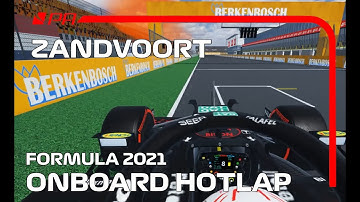Zandvoort Hotlap Onboard (Project Apex 2021)