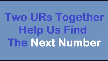Sudoku Primer 321 - Using Two URs Together - Subscriber Submission