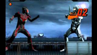 ultraman nexus game fight colections.