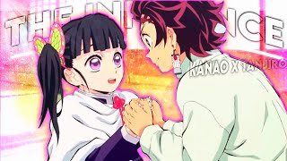 Kanao X Tanjiro -Demon Slayer Editamv 4K Under The Influence.