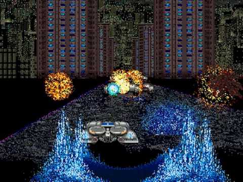 Night Striker (Taito 1989)  Attract Mode 60fps
