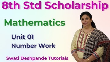 Scholarship 8th Std Mathematics - Unit 01 Number Work
