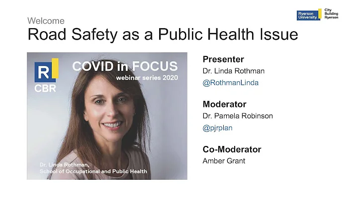 Webinar: Road safety as a public health issue with...