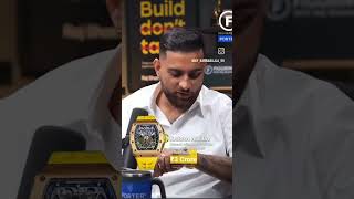 Karan Aujla || Rm 11-03 || Flyback chronograph || Richard Mille with Rose Gold